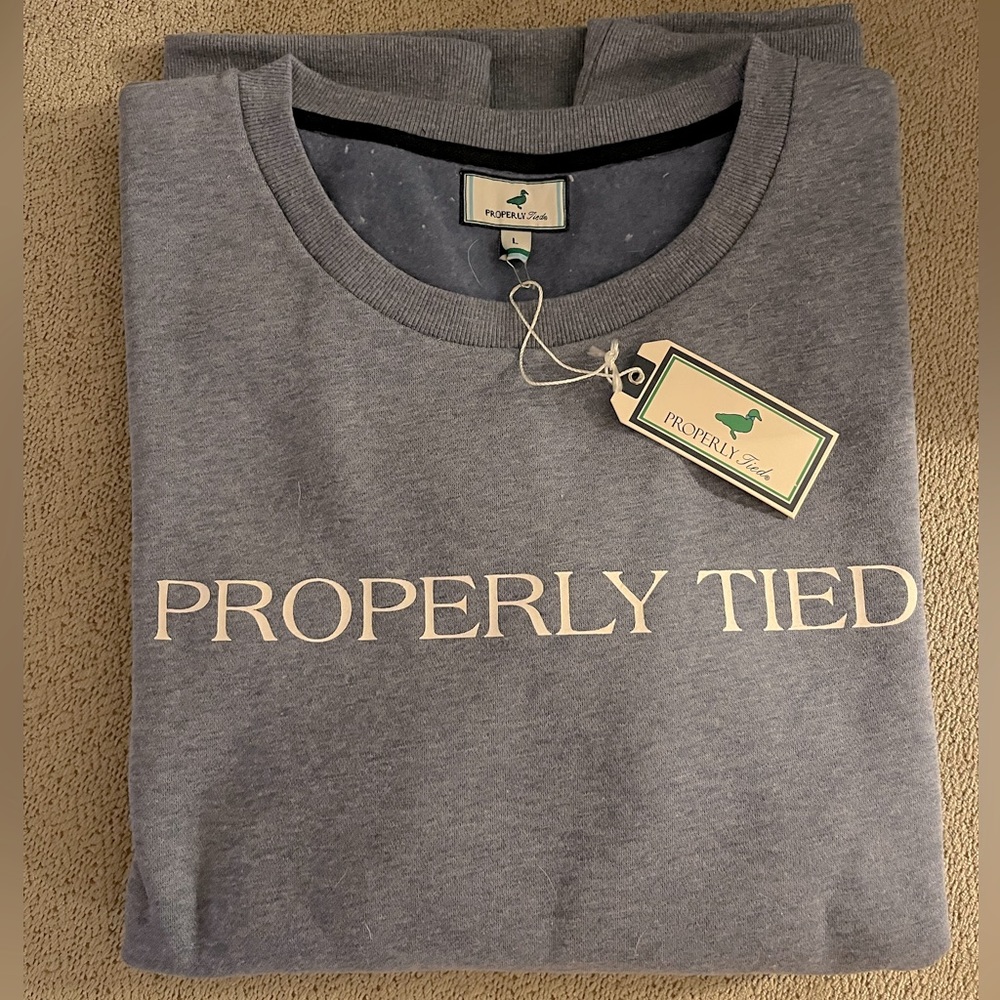 Properly Tied Sweatshirt NWT!